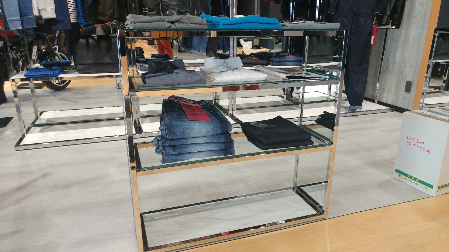最大64％オフ！ 傾斜木棚セット W90cmタイプ D40cm ラスティック柄